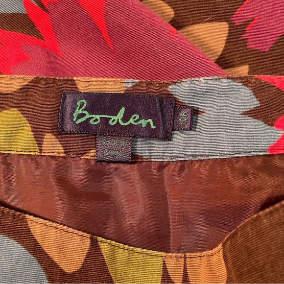 Boden flower print skirt 10 - Picture 3 of 4